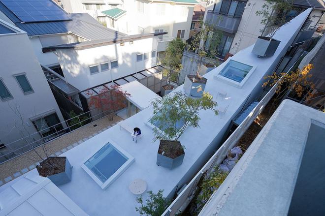 Ngôi nhà không mái ở Nhật Bản