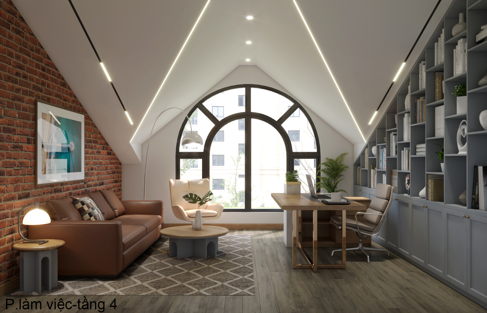 Thiết kế nội thất đẹp cho Nhà Phố – Kim Giang- Hà Nội